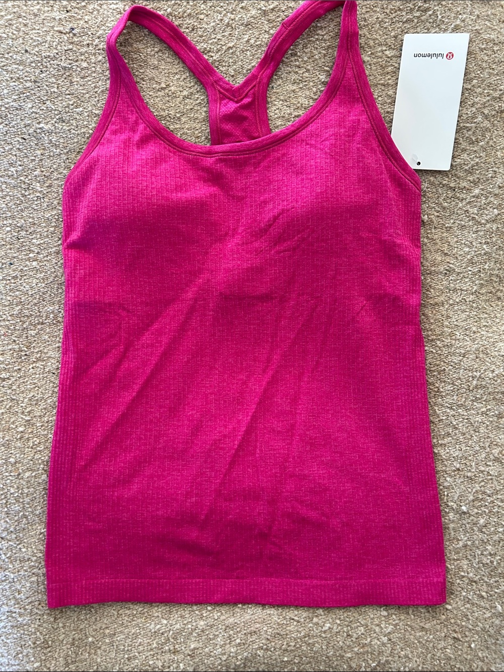 lululemon athletica Fuchsia Ebb To Street Tank